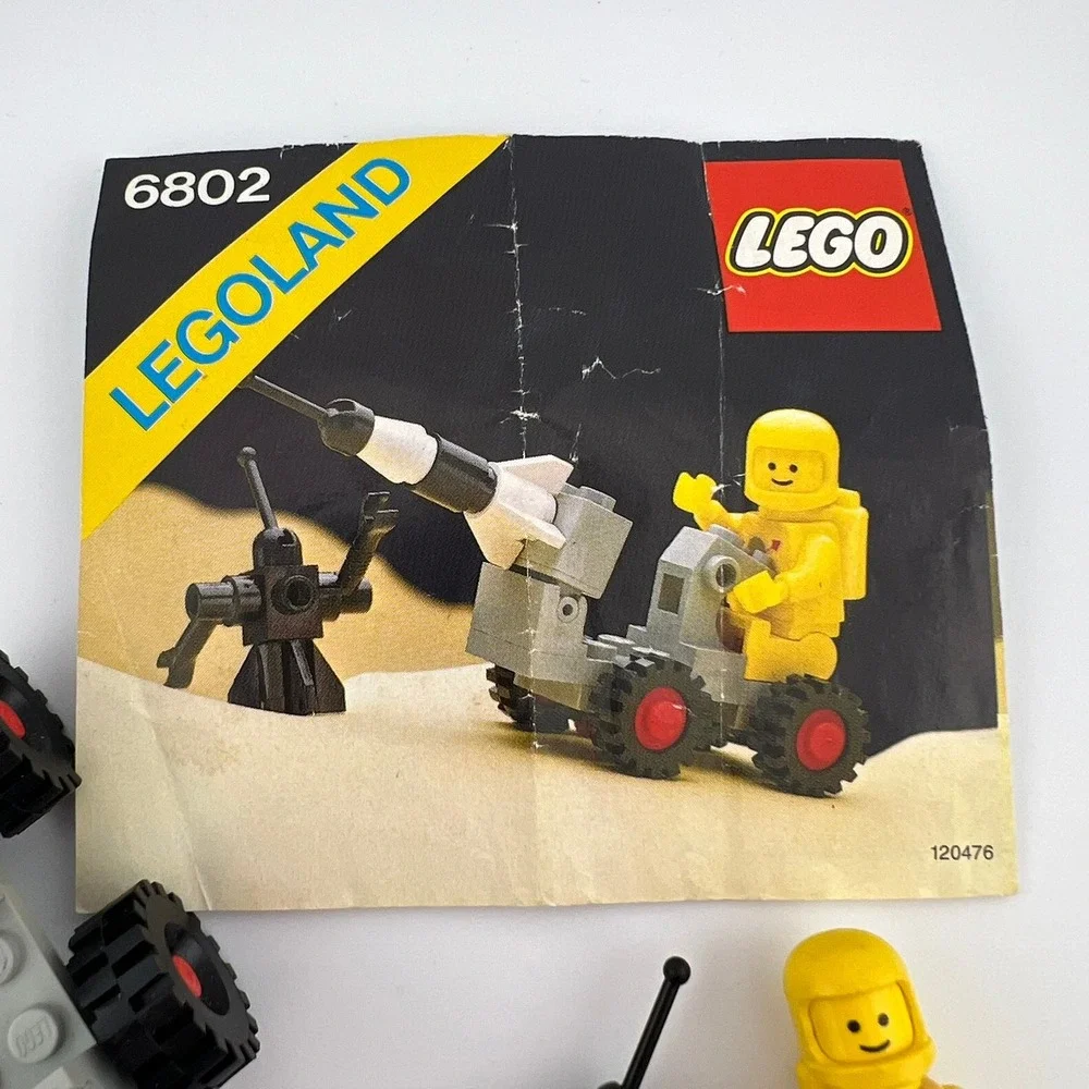 Vintage LEGO 6802 Space Probe Classic Space Incomplete Set 1986